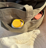 Slim Tritan Water Bottle 350ml Ivory / Mimosa EKOBO