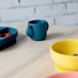 Silicone Sippy Cup with handles - Blue Abyss kids EKOBO USA 