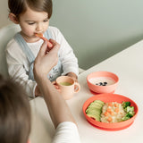 Silicone Baby Meal Set - Coral