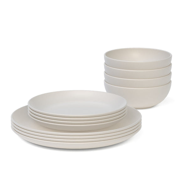 Round Medium Plate - Off White