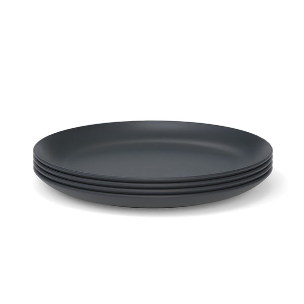 Round Medium Plate - Black