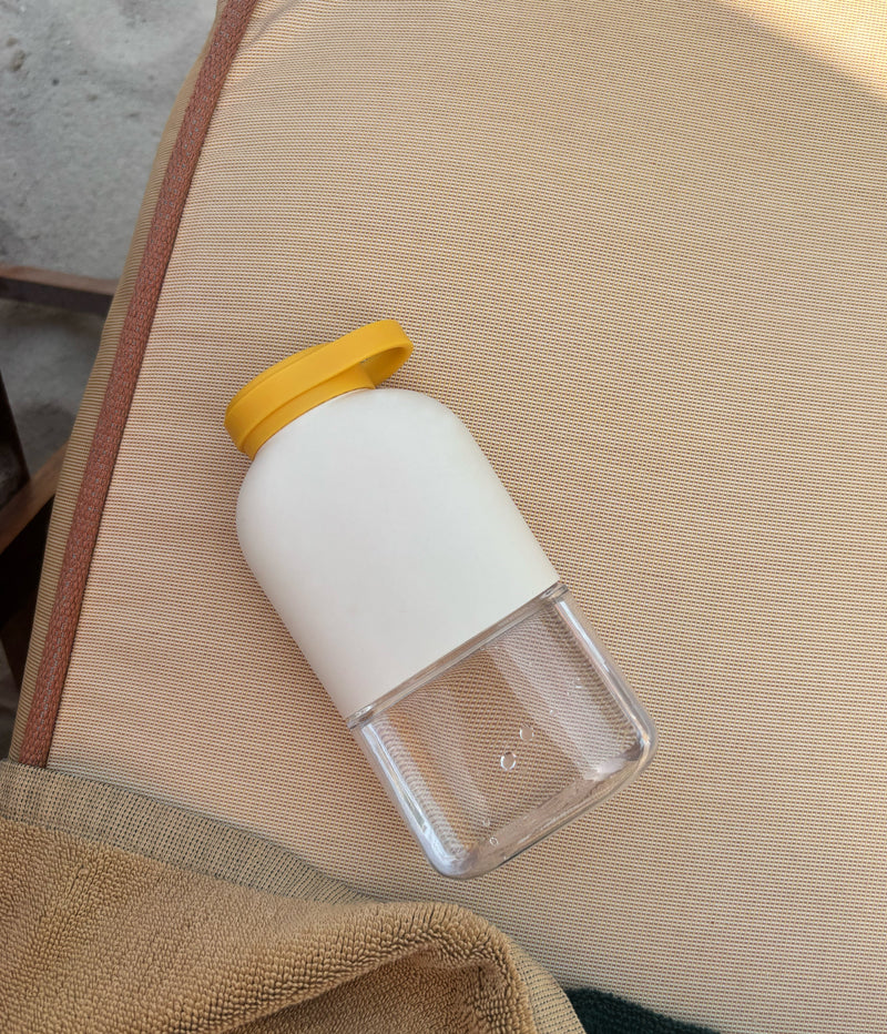 Slim Tritan Water Bottle 350ml Ivory / Mimosa EKOBO 